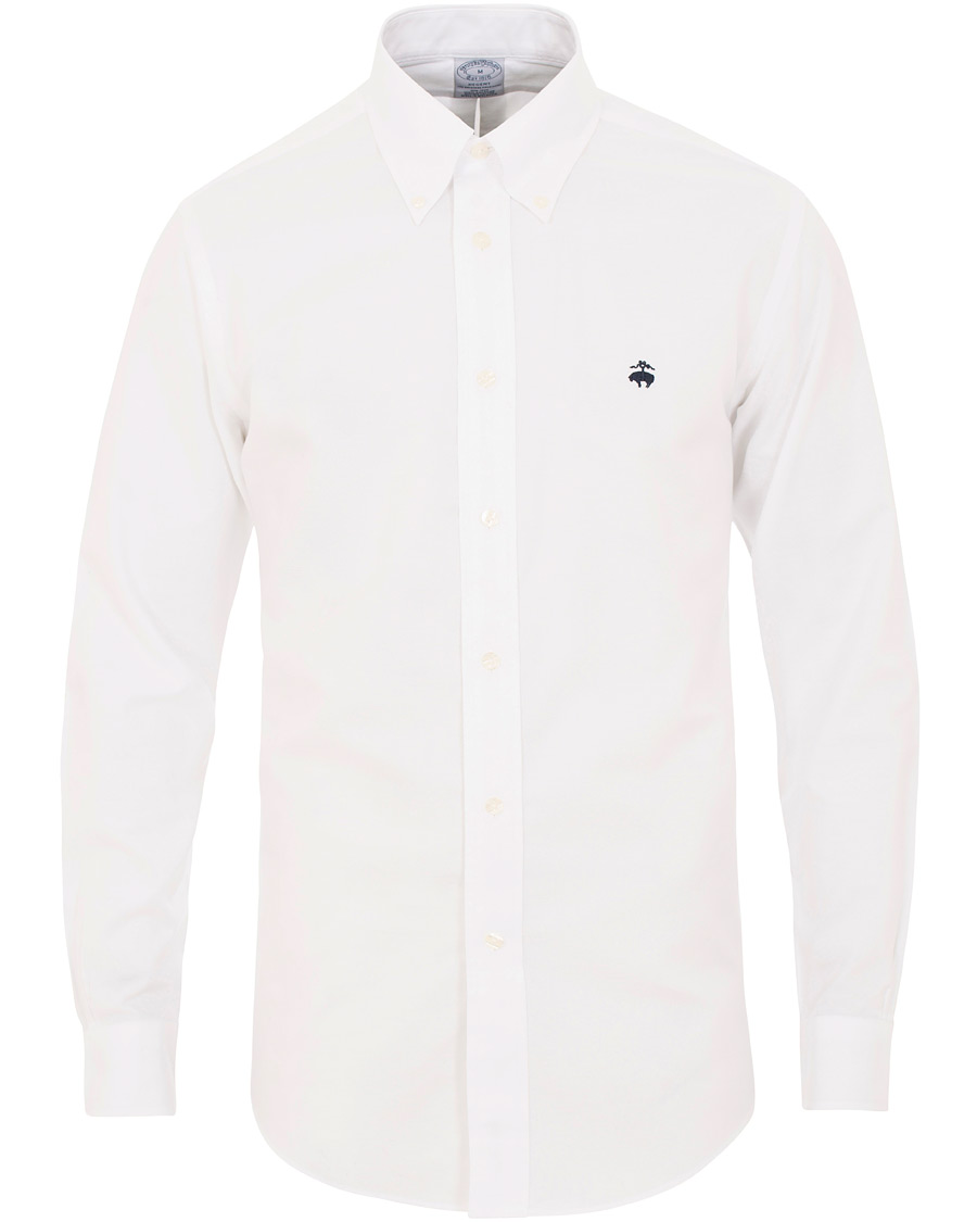 Herre | Skjorter | Brooks Brothers | Regent Fit Non Iron Oxford Button Down Shirt White