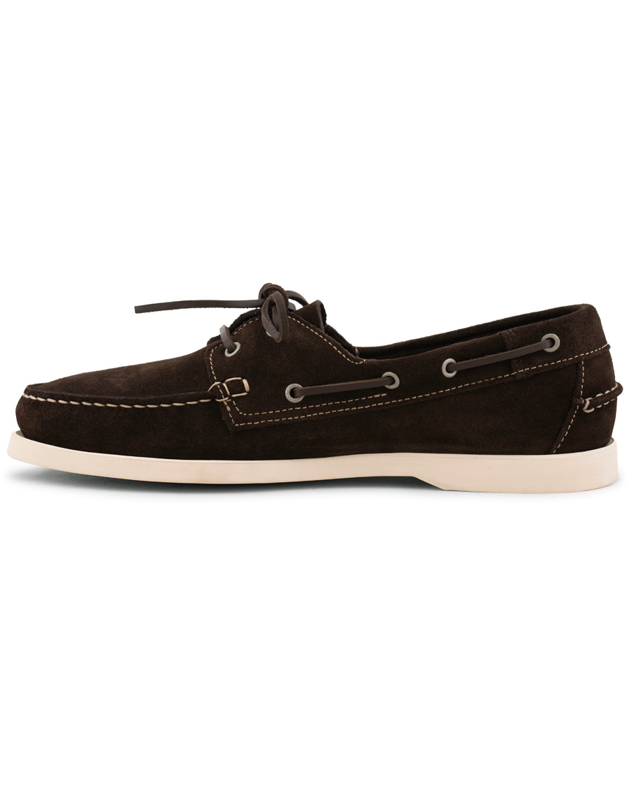 Herre | GANT Exclusively Made For Care of Carl Boatshoe Dark Brown Suede | GANT | Exclusively Made For Care of Carl Boatshoe Dark Brown Suede