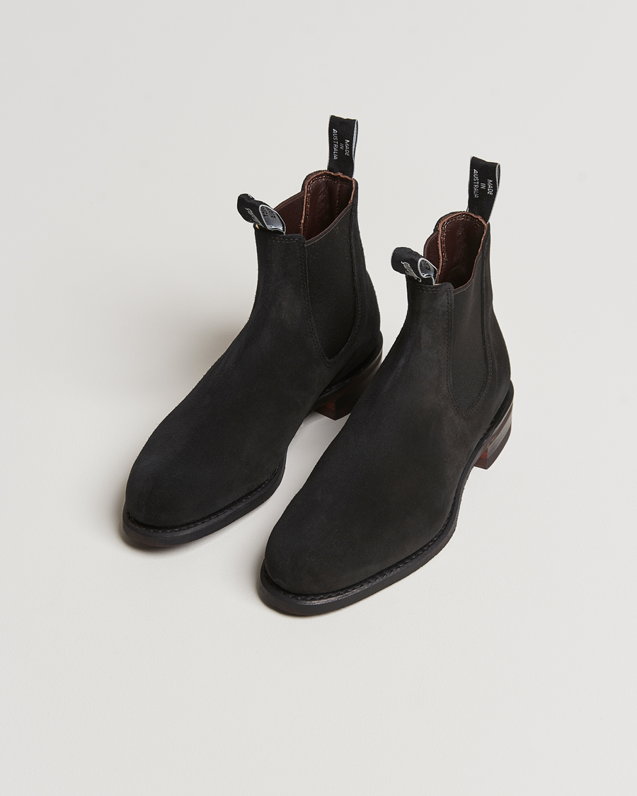 Herre | Vintersko | R.M.Williams | Wentworth G Boot Black Suede