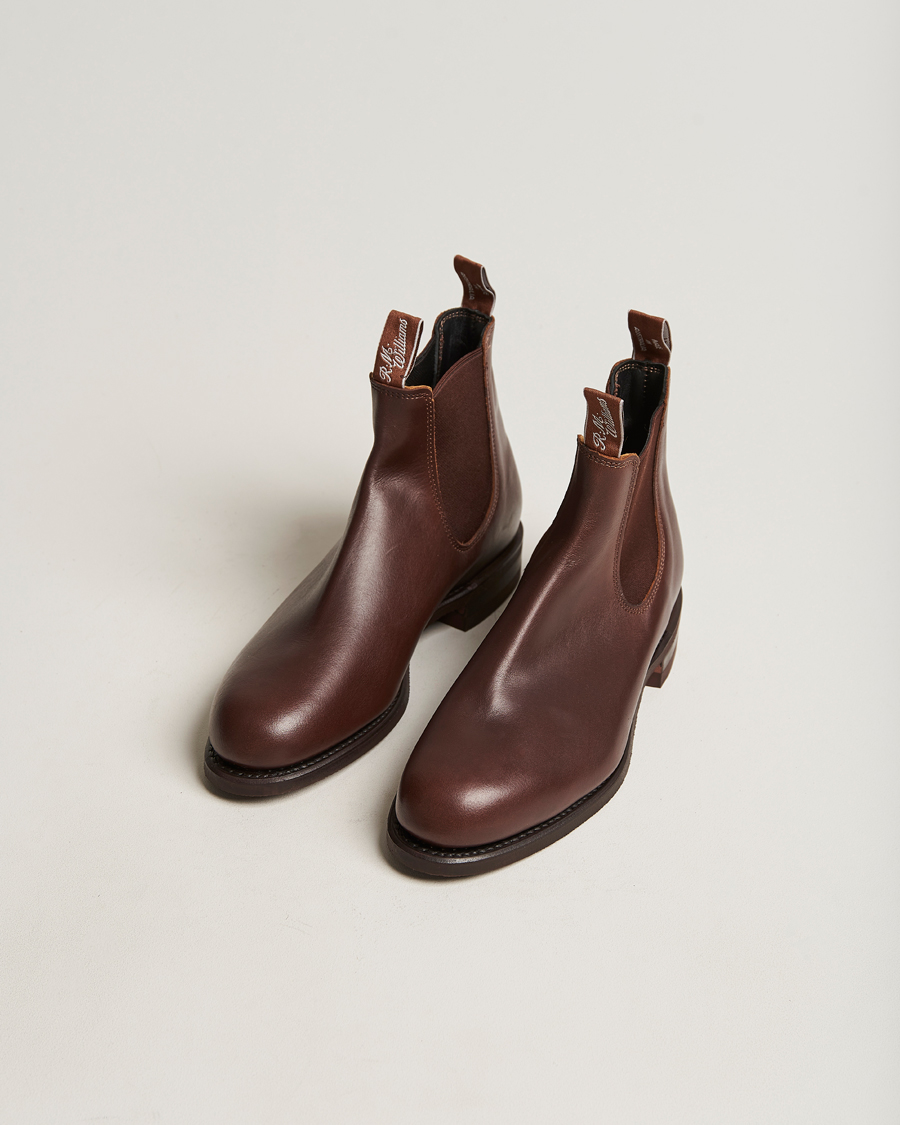 Herre | Sko i ruskind | R.M.Williams | Wentworth G Boot Yearling Rum