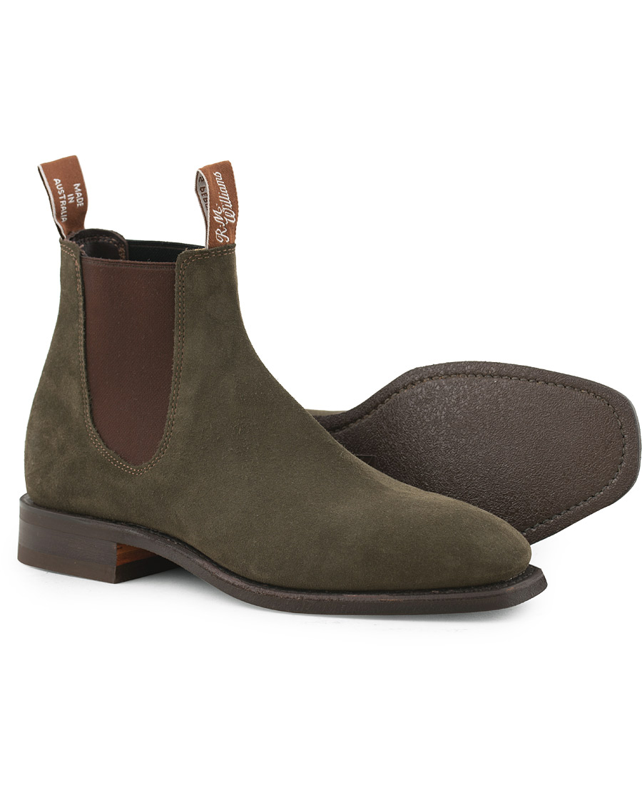 Herre | R.M.Williams Blaxland G Boot Khaki Suede | R.M.Williams | Blaxland G Boot Khaki Suede