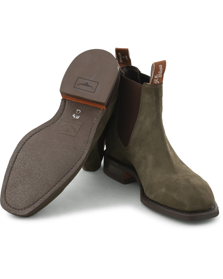 Herre | R.M.Williams Blaxland G Boot Khaki Suede | R.M.Williams | Blaxland G Boot Khaki Suede