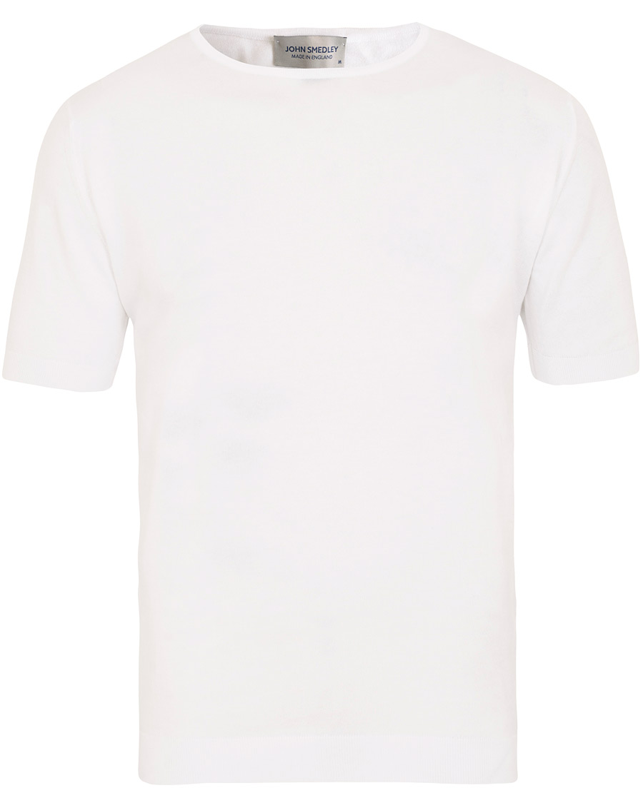 Herre | T-Shirts | John Smedley | Belden Sea Island Cotton Tee White