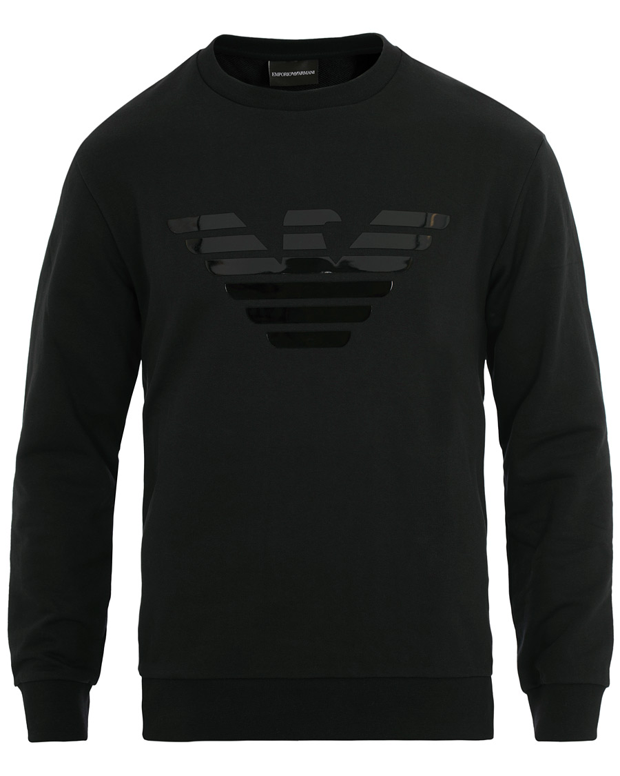 Herre | Trøjer | Emporio Armani | Logo Crew Neck Sweatshirt Black