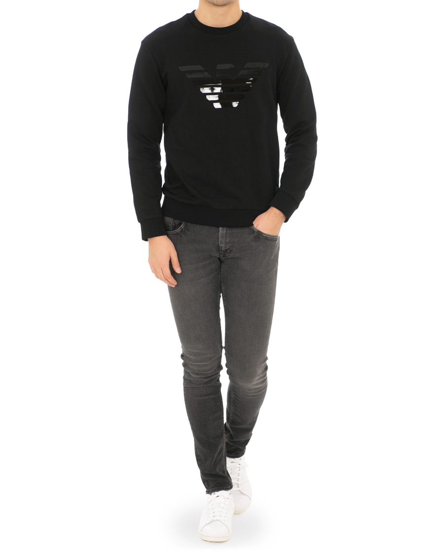 Herre | Trøjer | Emporio Armani | Logo Crew Neck Sweatshirt Black