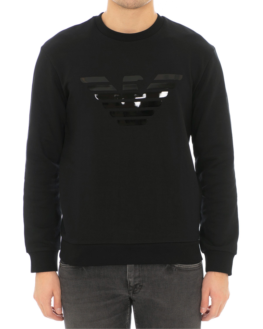 Herre | Trøjer | Emporio Armani | Logo Crew Neck Sweatshirt Black