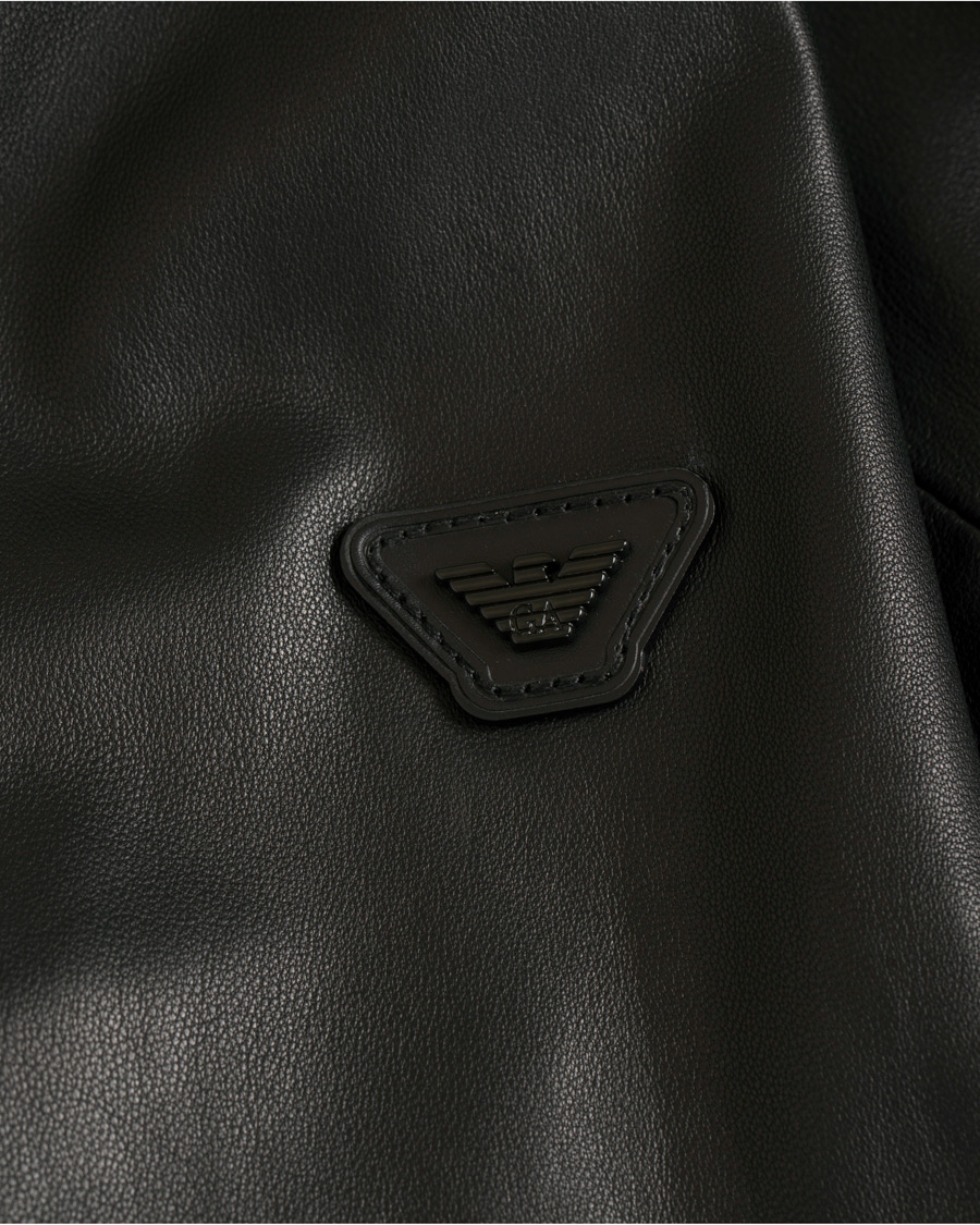 Herre | Jakker | Emporio Armani | Leather Jacket Black