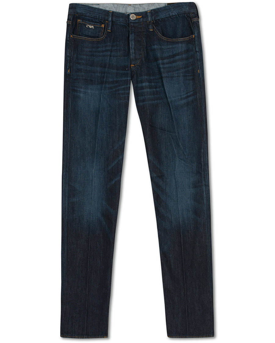 Herre | Jeans | Emporio Armani | Extra Slim Fit Jeans Dark Blue