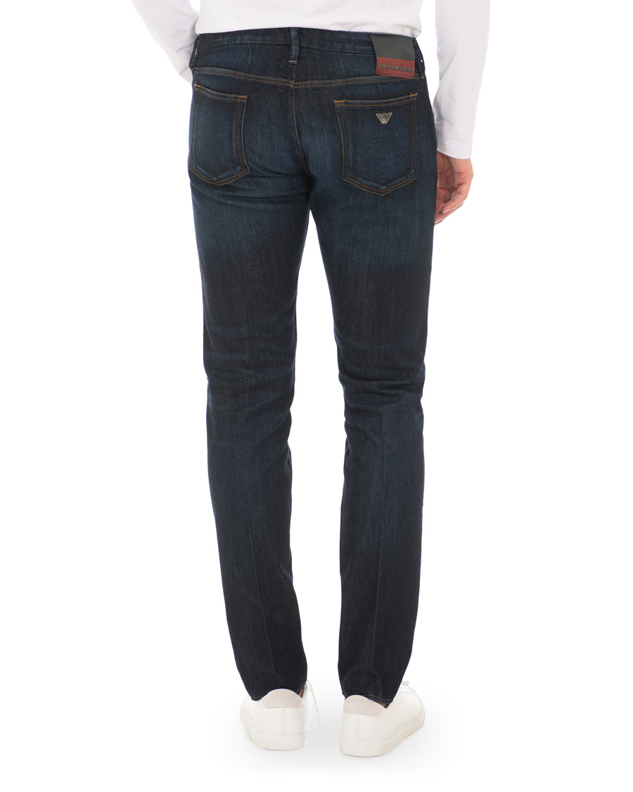 Herre | Jeans | Emporio Armani | Extra Slim Fit Jeans Dark Blue