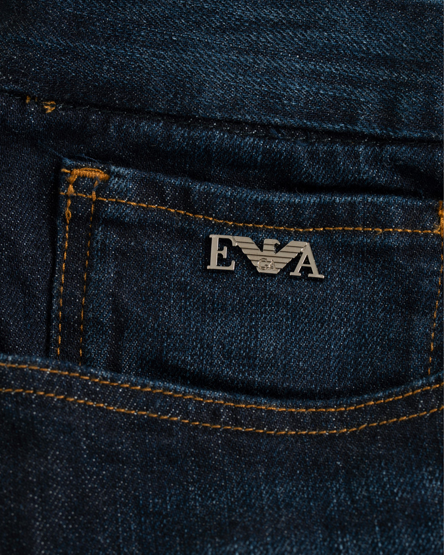 Herre | Jeans | Emporio Armani | Extra Slim Fit Jeans Dark Blue