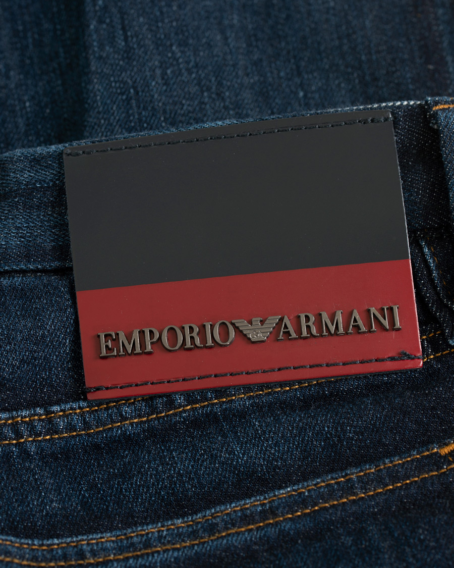 Herre | Jeans | Emporio Armani | Extra Slim Fit Jeans Dark Blue