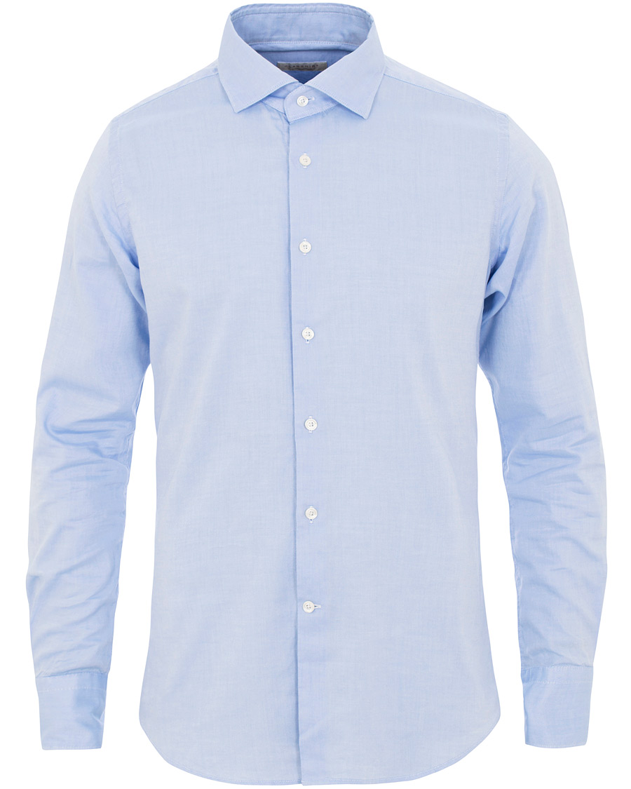 Herre | Skjorter | Glanshirt | Light Oxford Shirt Blue