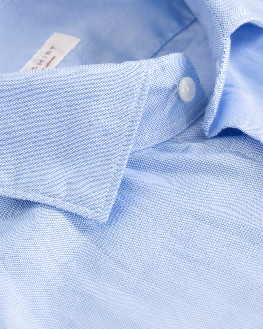Herre | Skjorter | Glanshirt | Light Oxford Shirt Blue