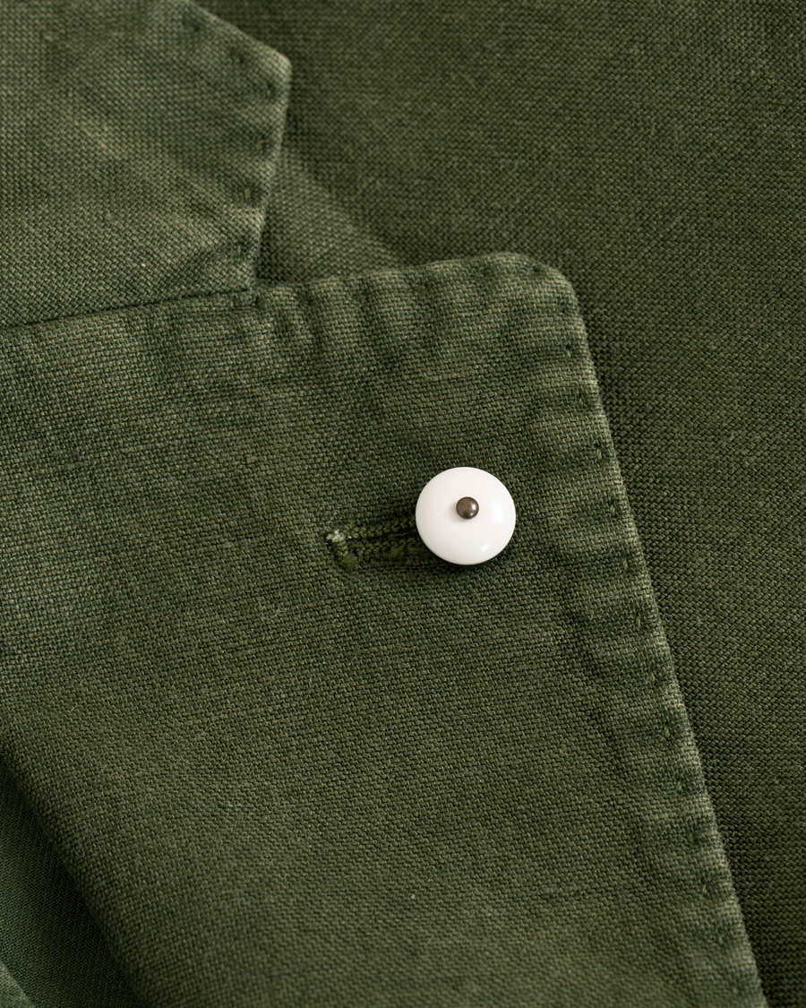 Herre | Blazere & jakker | L.B.M. 1911 | Jack Regular Fit Linen Blazer Military Green