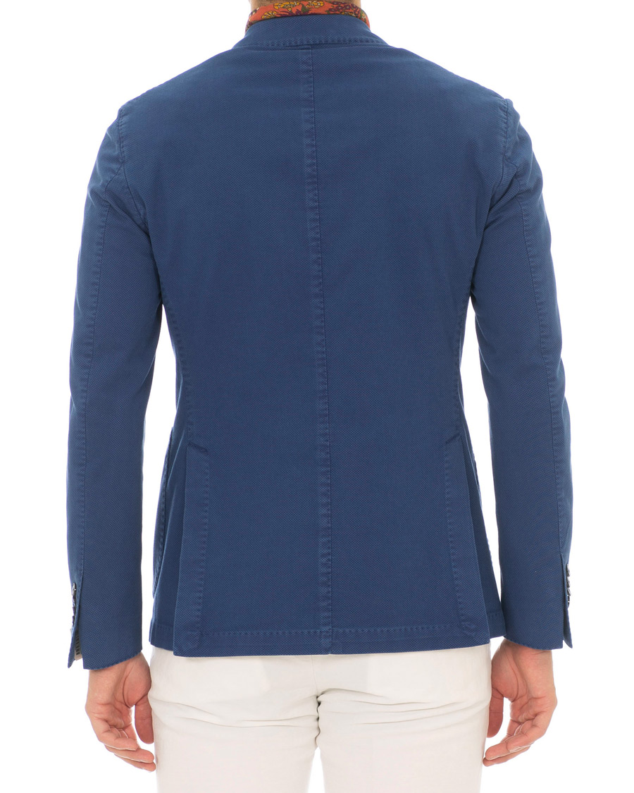 Herre | Blazere & jakker | L.B.M. 1911 | Jack Slim Fit Cotton Stretch Structured Blazer Dark Blue
