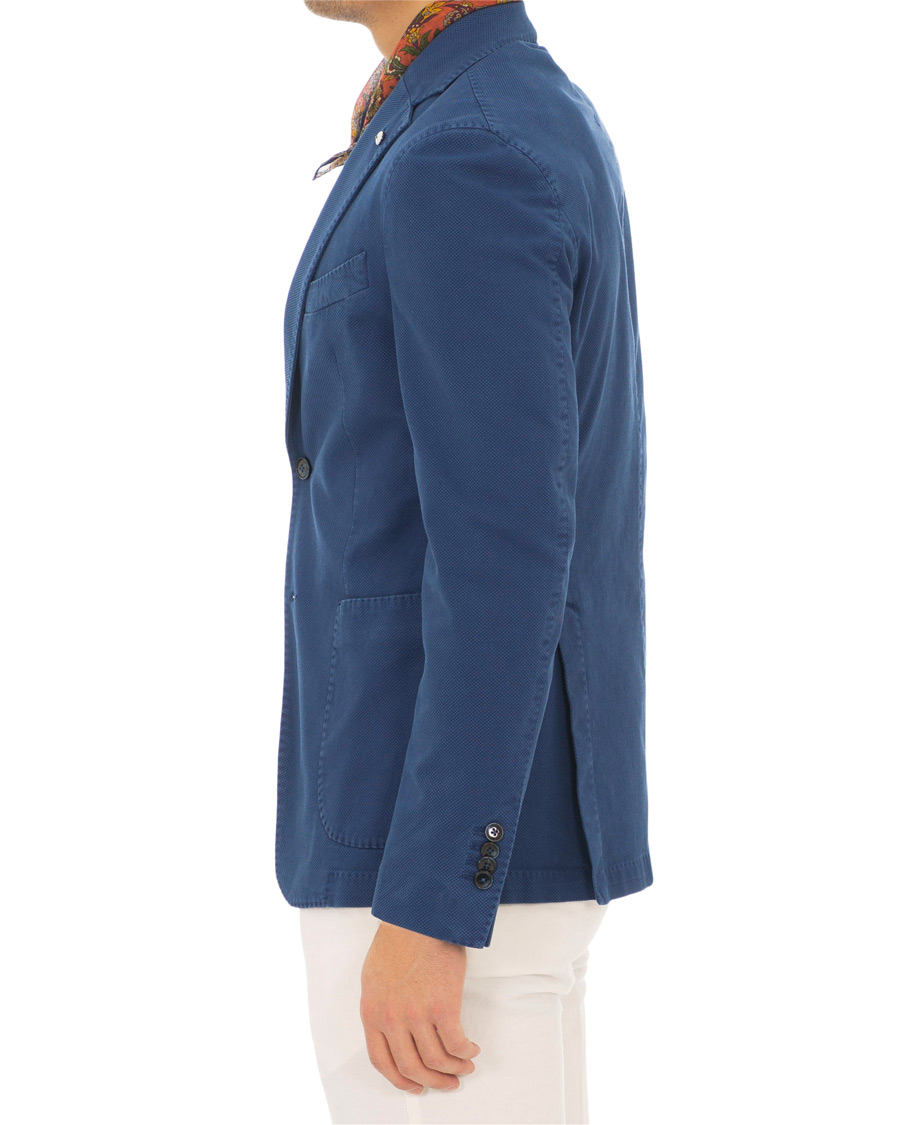 Herre | Blazere & jakker | L.B.M. 1911 | Jack Slim Fit Cotton Stretch Structured Blazer Dark Blue