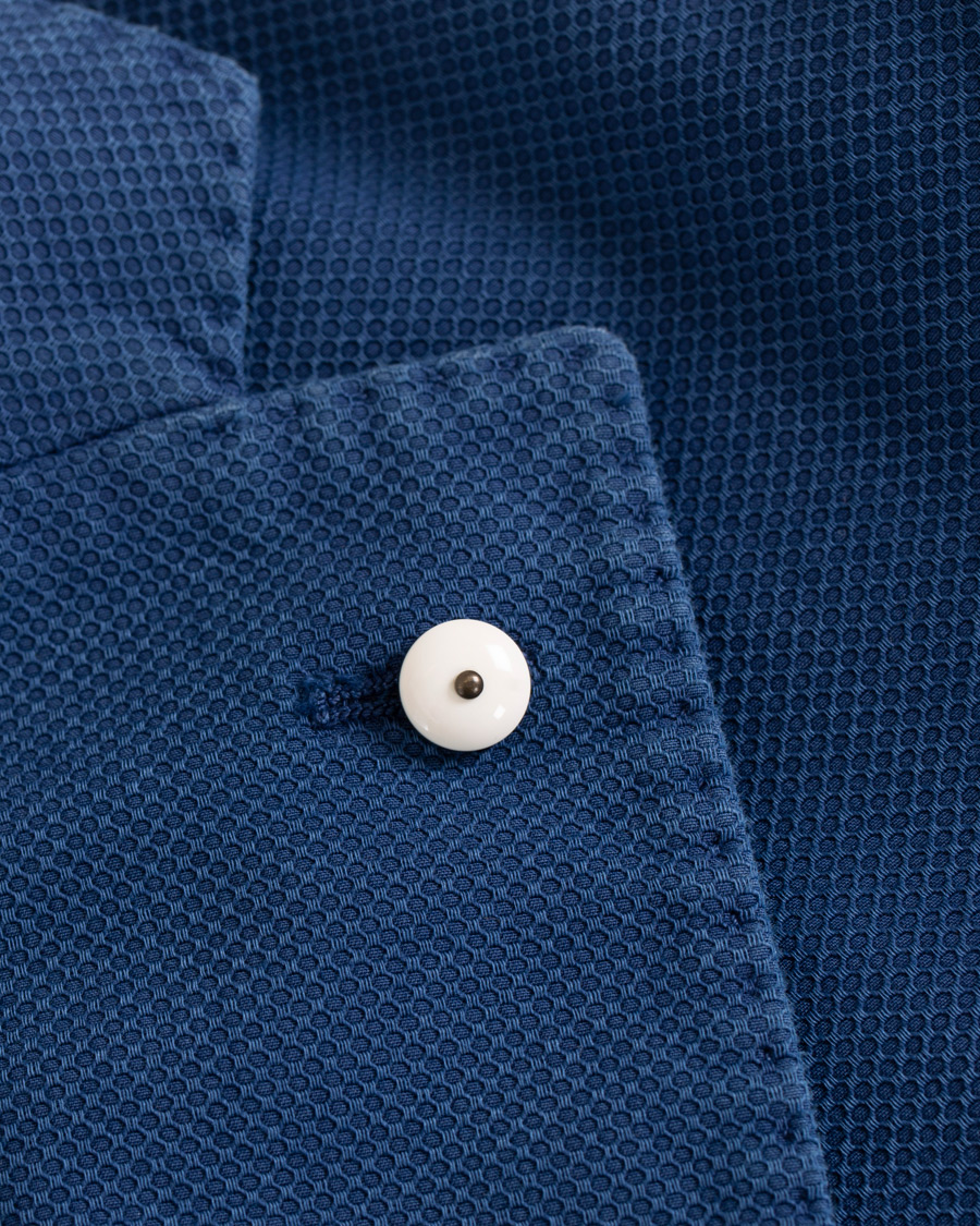 Herre | Blazere & jakker | L.B.M. 1911 | Jack Slim Fit Cotton Stretch Structured Blazer Dark Blue