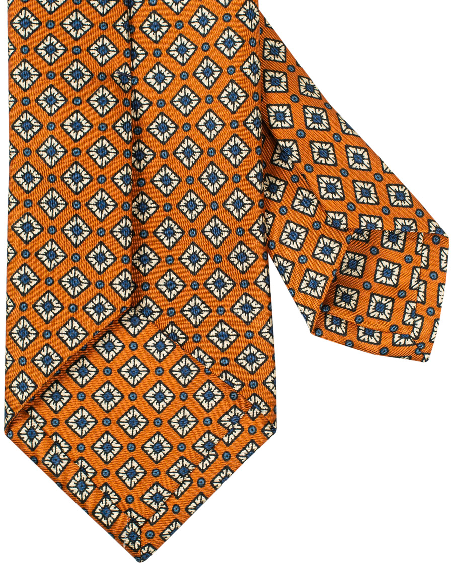 Herre | Drake's MTO Silk 8 cm Tie Rust | Drake's | MTO Silk 8 cm Tie Rust