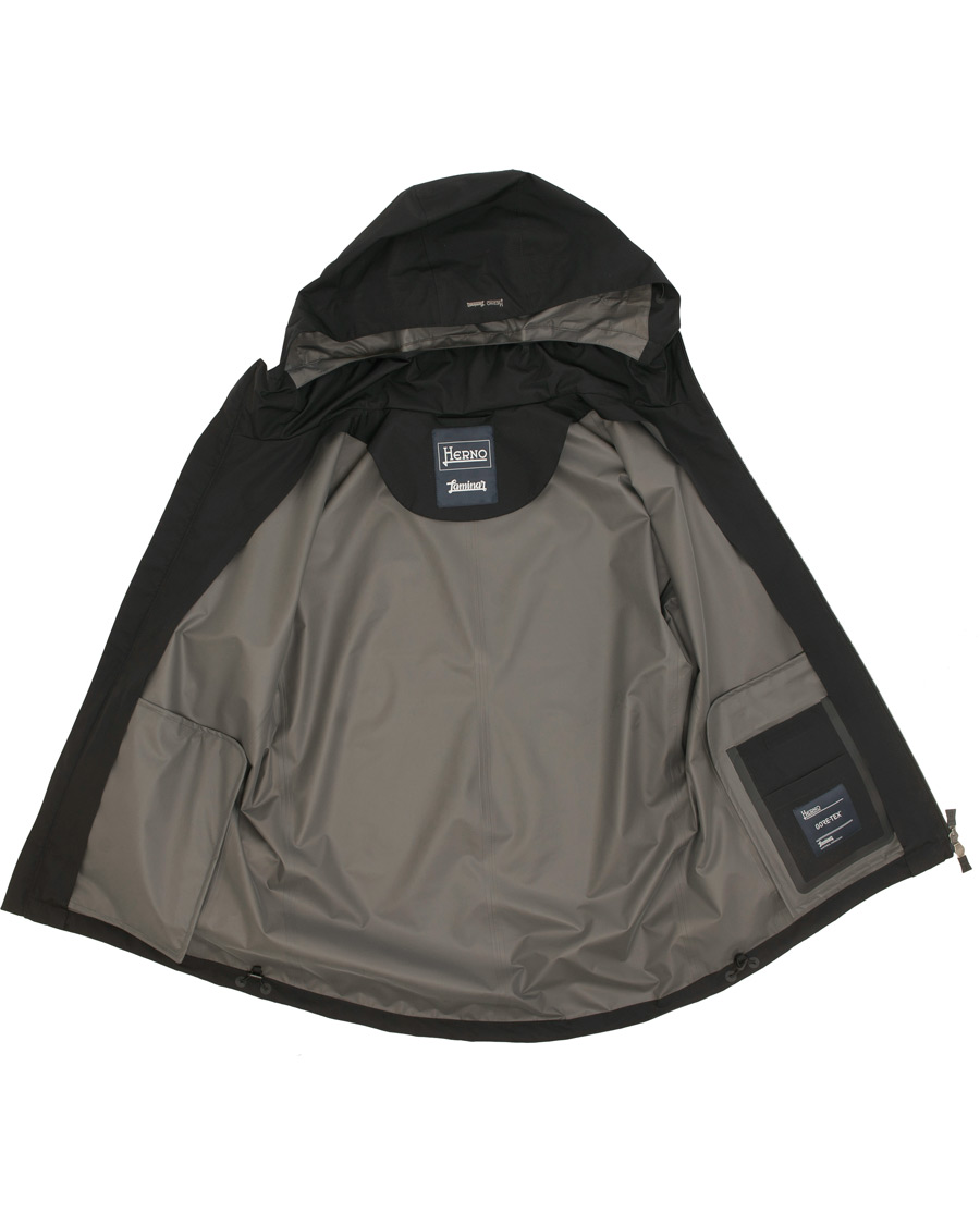 Herre | Jakker | Herno | Laminar Hooded Gore-Tex Jacket Black