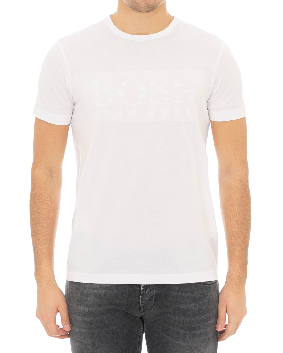 Herre | T-Shirts | BOSS GREEN | BOSS Athleisure Tee White