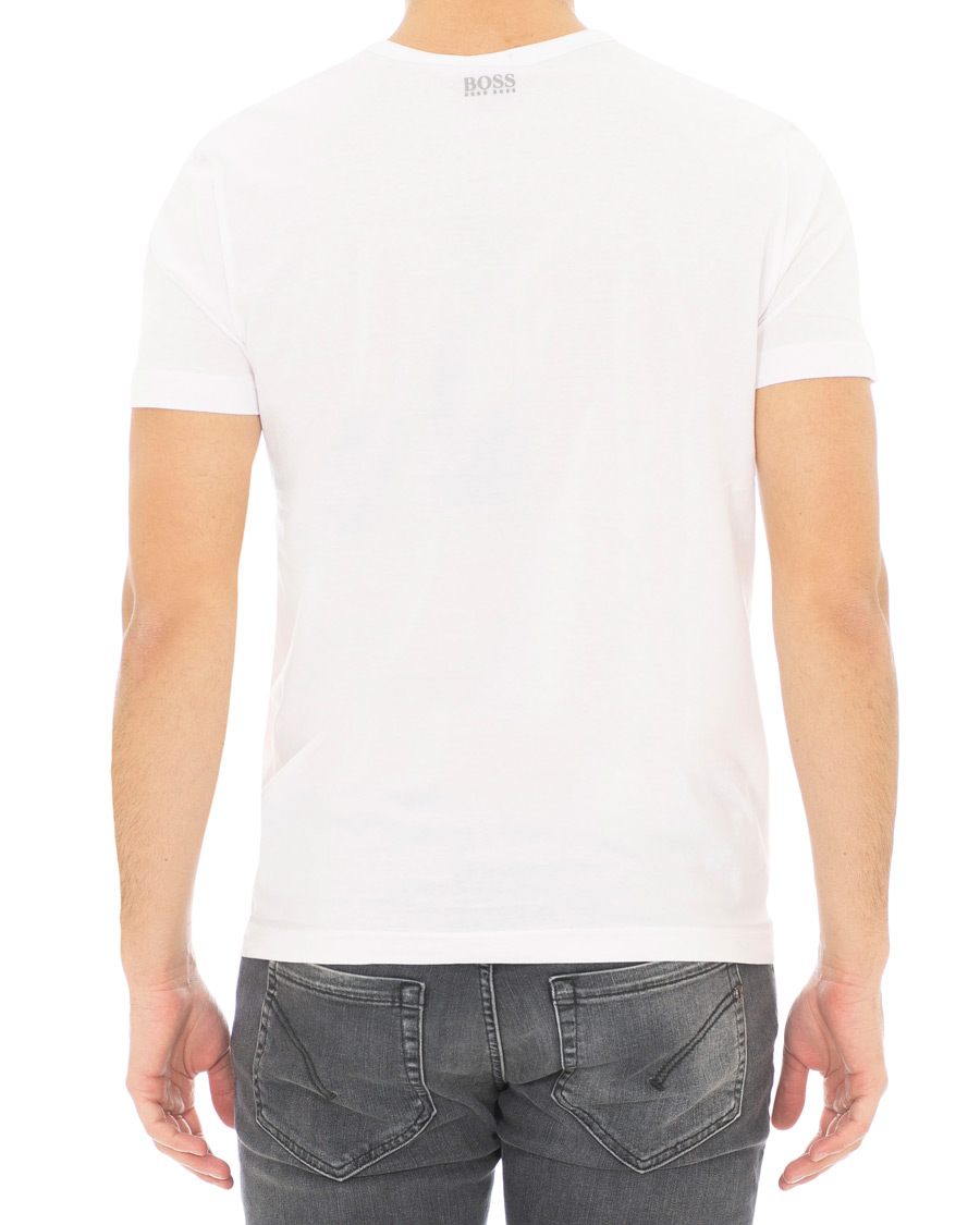 Herre | T-Shirts | BOSS GREEN | BOSS Athleisure Tee White