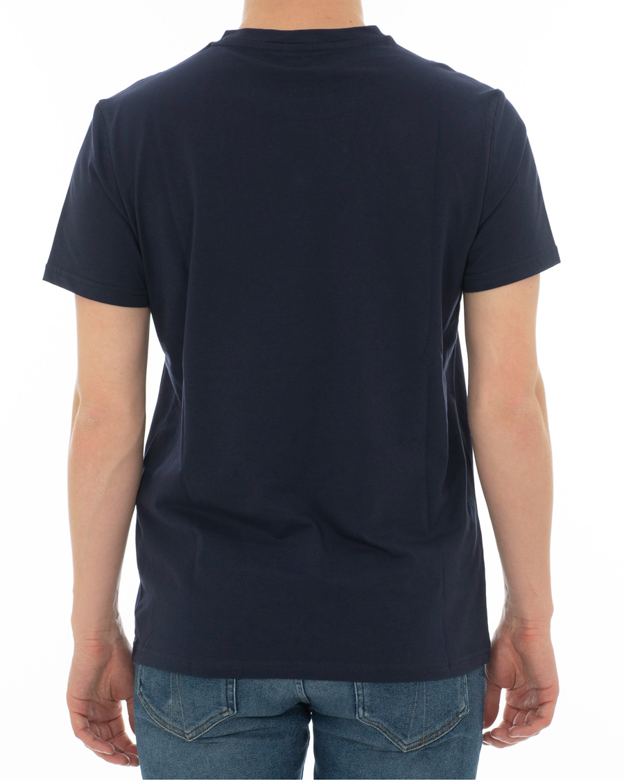 Herre | T-Shirts | BOSS BLACK | BOSS Sun Protection Tee Navy