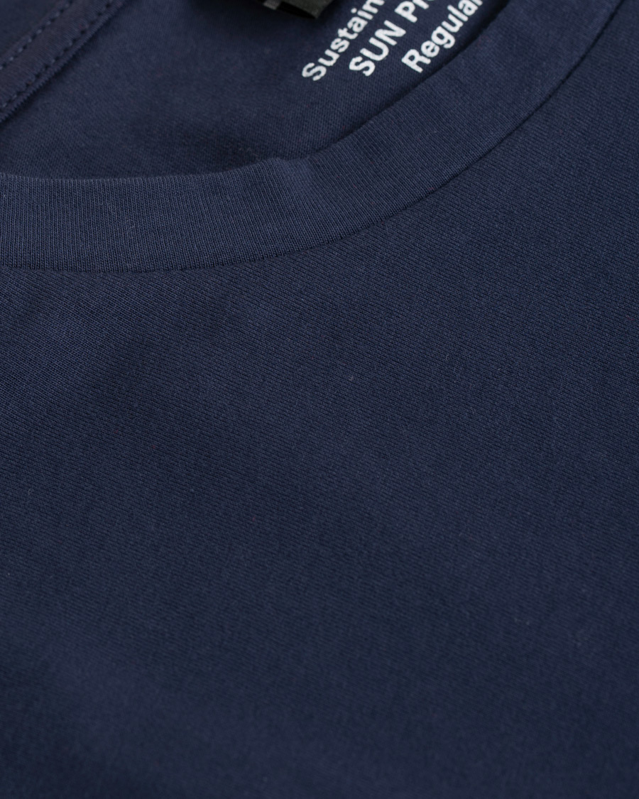 Herre | T-Shirts | BOSS BLACK | BOSS Sun Protection Tee Navy