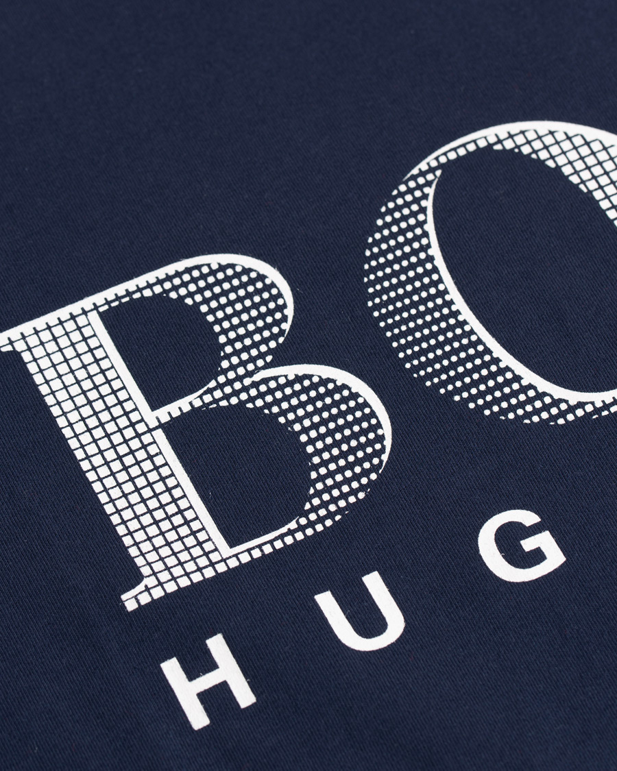 Herre | T-Shirts | BOSS BLACK | BOSS Sun Protection Tee Navy