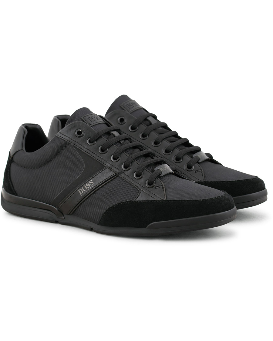 Herre | BOSS Athleisure Saturn Low Sneaker Black | BOSS GREEN | BOSS Athleisure Saturn Low Sneaker Black