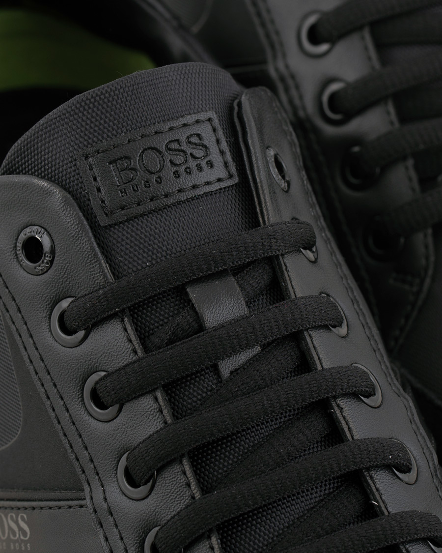 Herre | BOSS Athleisure Saturn Low Sneaker Black | BOSS GREEN | BOSS Athleisure Saturn Low Sneaker Black