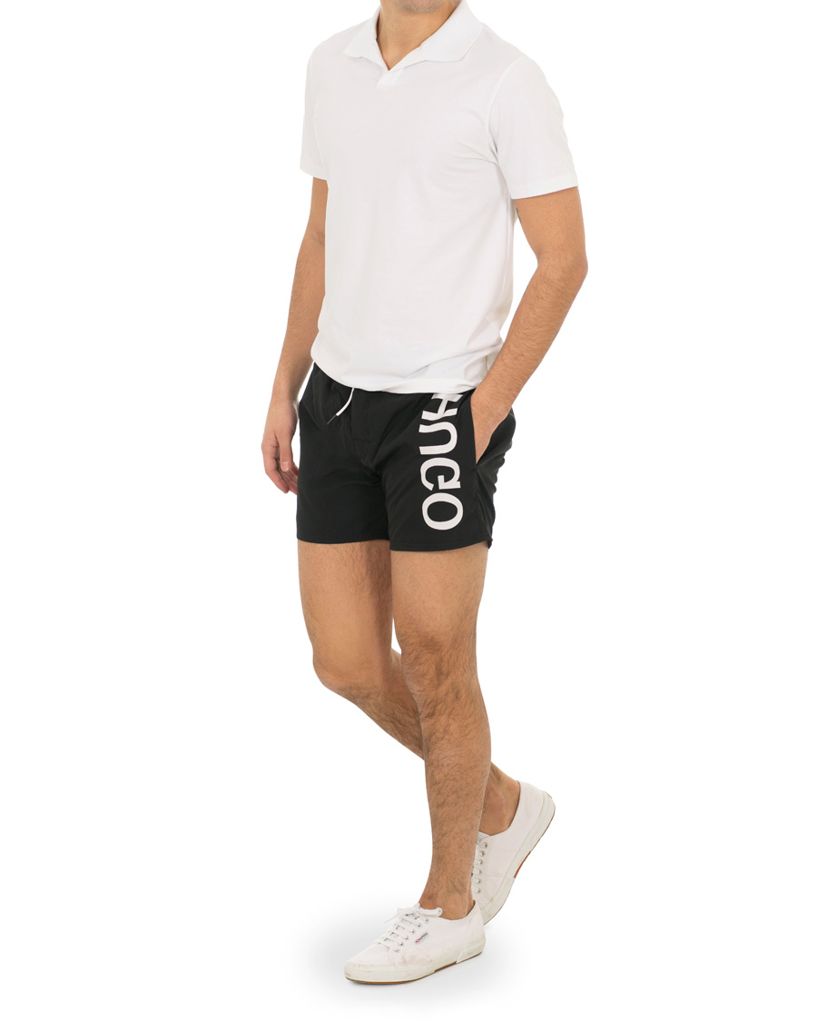 Herre | Badebukser | HUGO | Saba Swimshorts Black