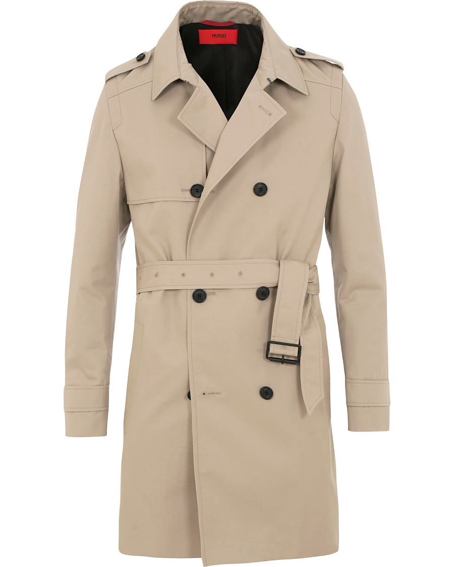 Herre | Jakker | HUGO | Marden Trenchcoat Beige