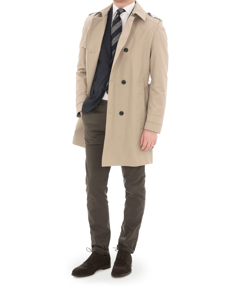 Herre | Jakker | HUGO | Marden Trenchcoat Beige