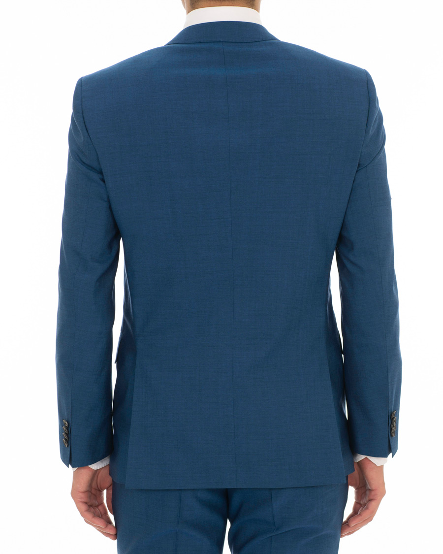 Herre | Jakkesæt | BOSS BLACK | BOSS Huge/Genius Stretch Wool Suit Blue