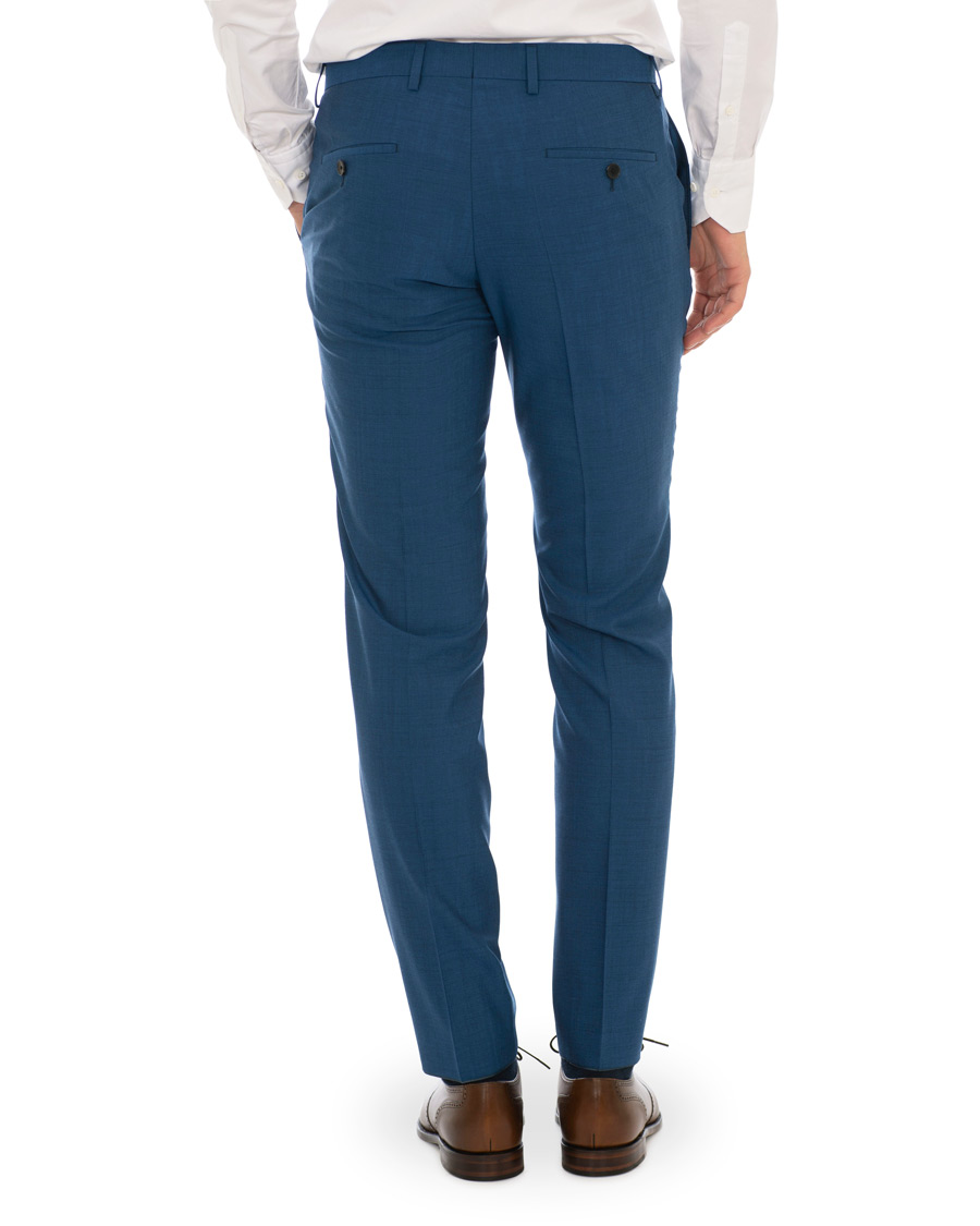 Herre | Jakkesæt | BOSS BLACK | BOSS Huge/Genius Stretch Wool Suit Blue