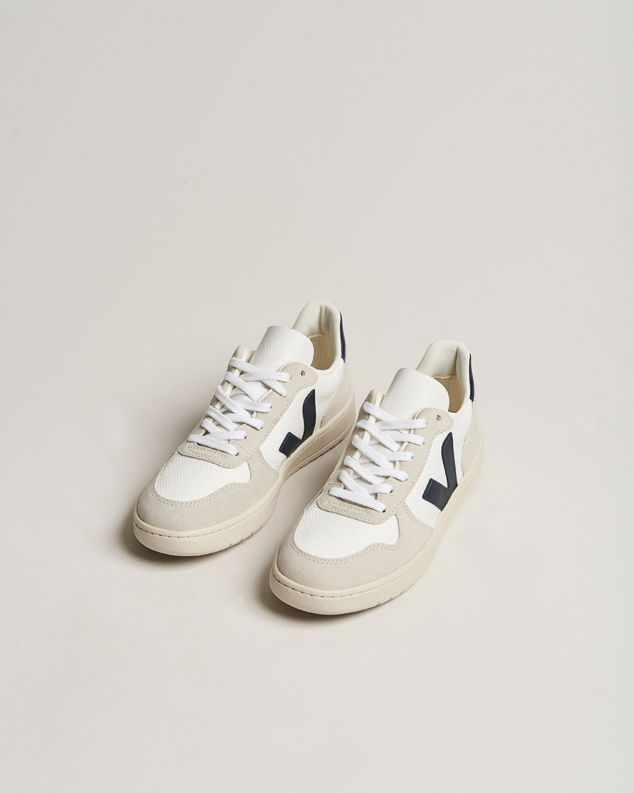 Herre |  | Veja | V-10 Leather Sneaker White Nautico