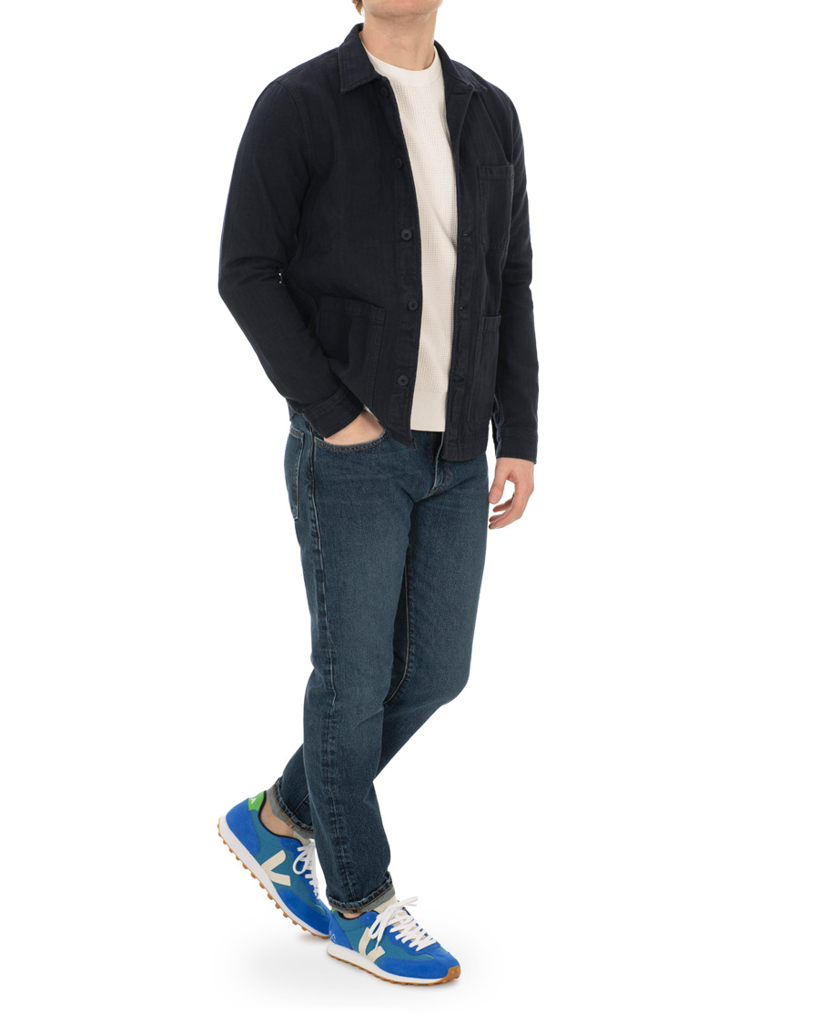 Herre | Veja Blue De Paname Collaboration Riobranco Sneaker Blue | Veja | Blue De Paname Collaboration Riobranco Sneaker Blue