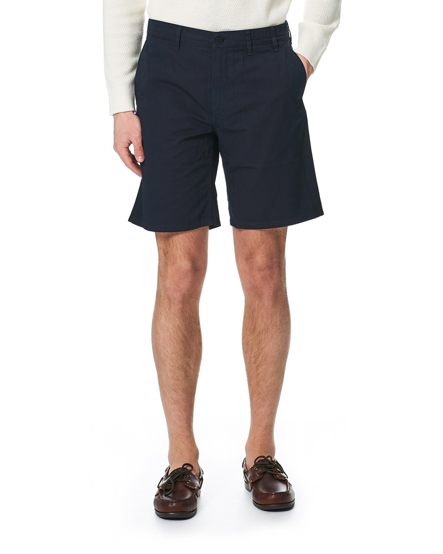 Herre | Shorts | Norse Projects | Aros Light Twill Shorts Dark Navy