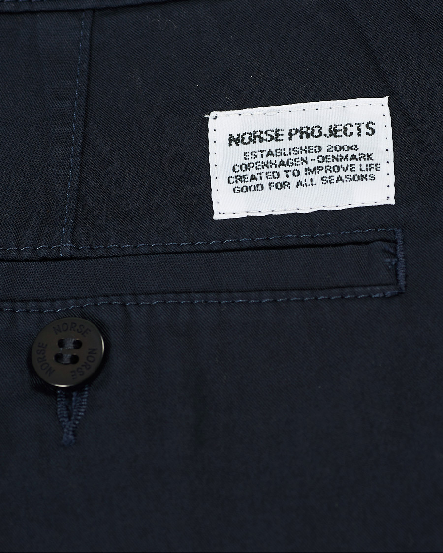 Herre | Shorts | Norse Projects | Aros Light Twill Shorts Dark Navy
