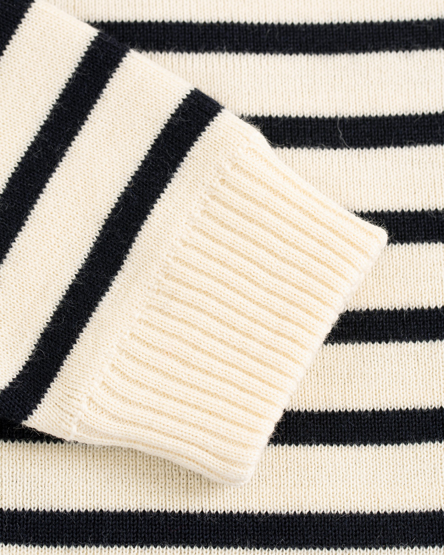 Herre | Trøjer | Andersen-Andersen | Marine Stripe Off White/Navy Blue