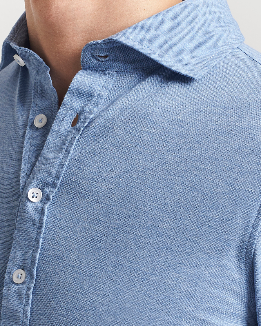Herre | Skjorter | Gran Sasso | Popover Shirt Light Blue