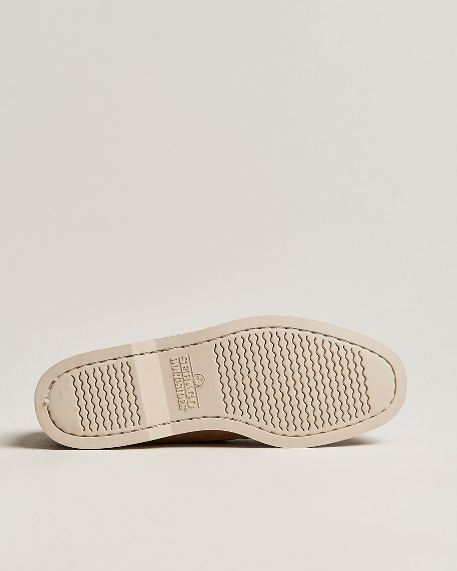Herre | Sejlersko | Sebago | Docksides Suede Boat Shoe Brown Cognac