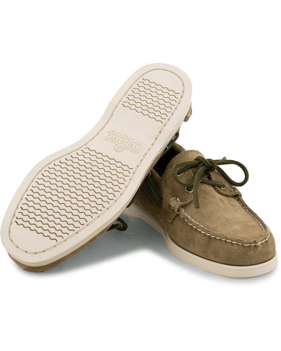 Herre | Sebago Docksides Boat Shoe Green Military | Sebago | Docksides Boat Shoe Green Military