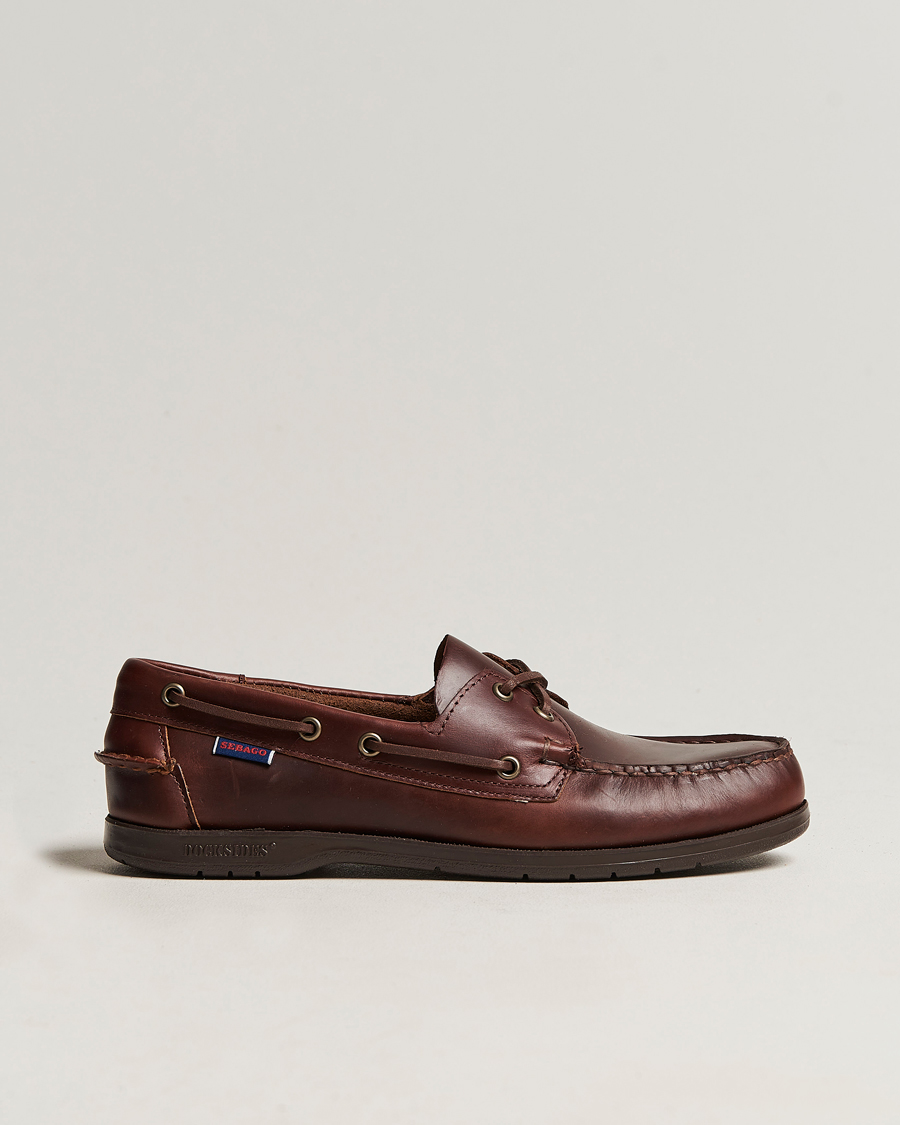 Herre | Sejlersko | Sebago | Endeavor Oiled Leather Boat Shoe Brown