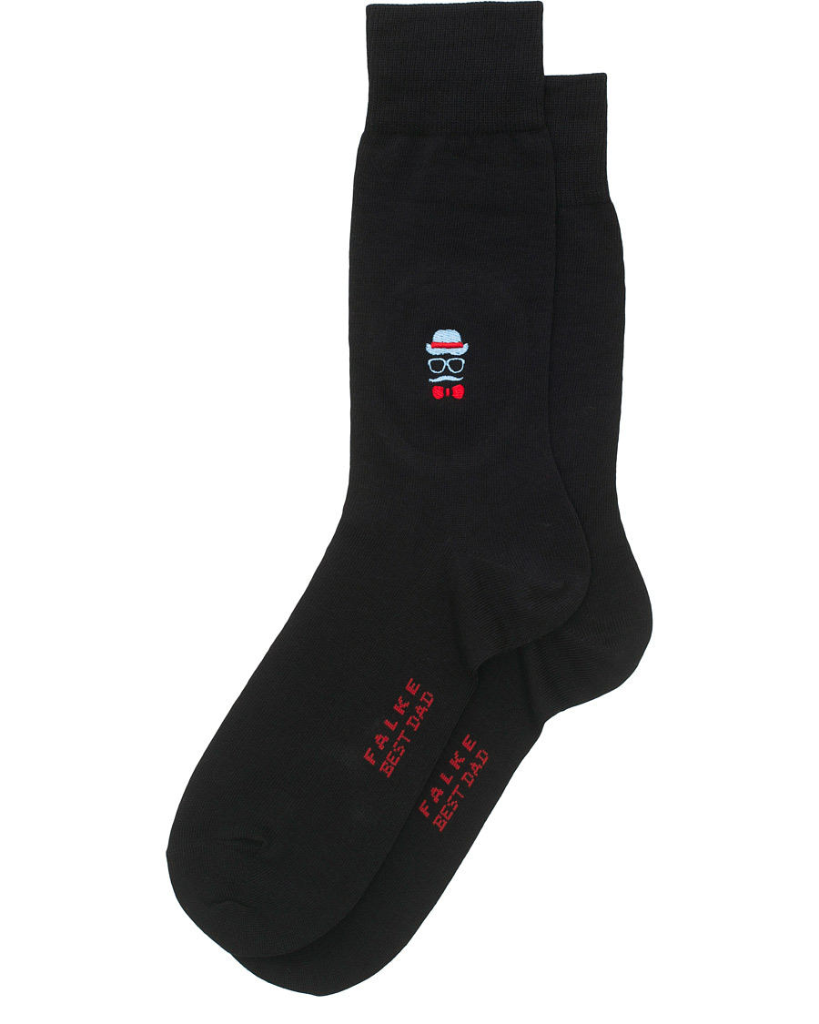 Herre | Undertøj | Falke | Best Dad Socks Black