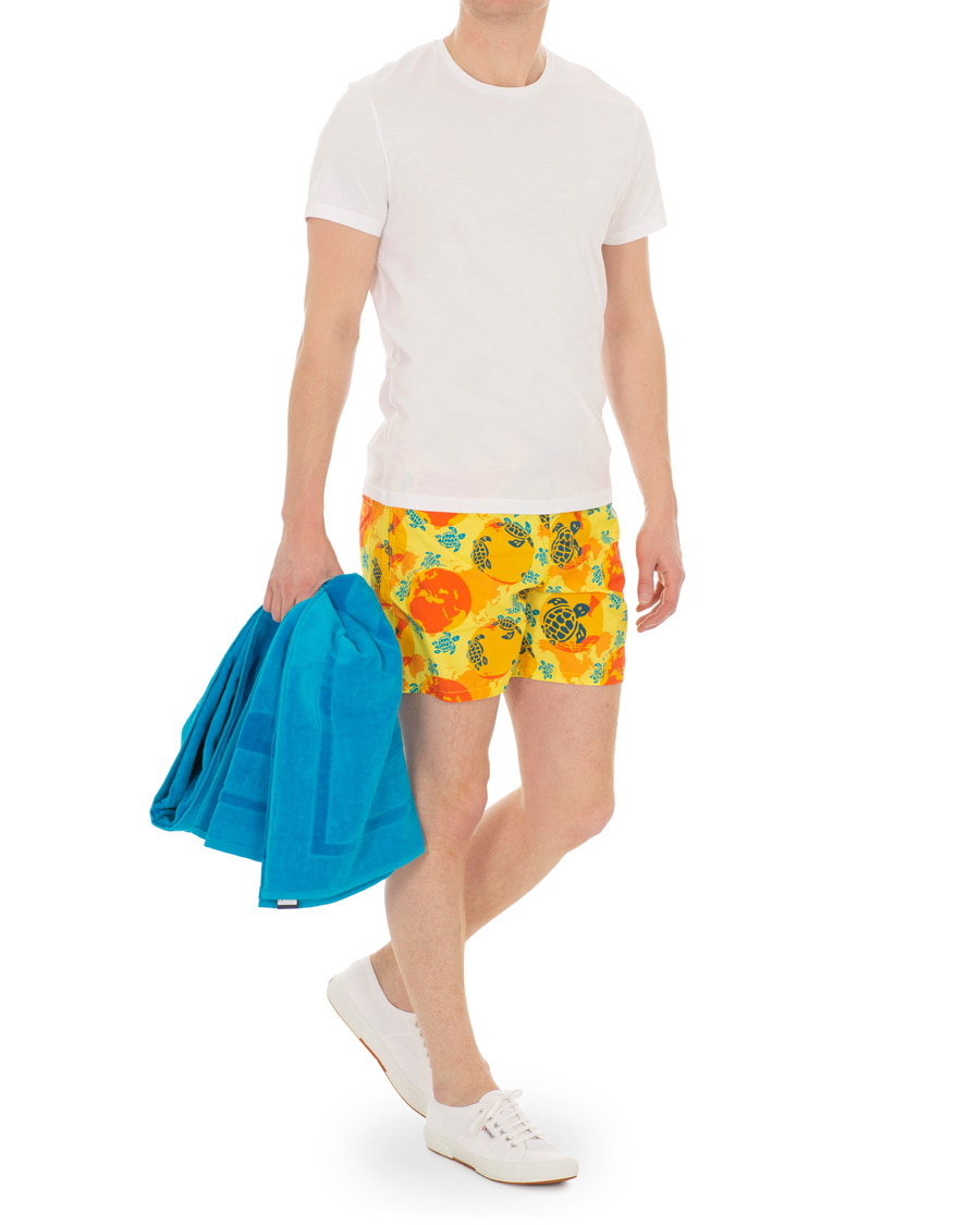 Herre | Badebukser | Vilebrequin | Moorea Swim Shorts Mappemonde Dots