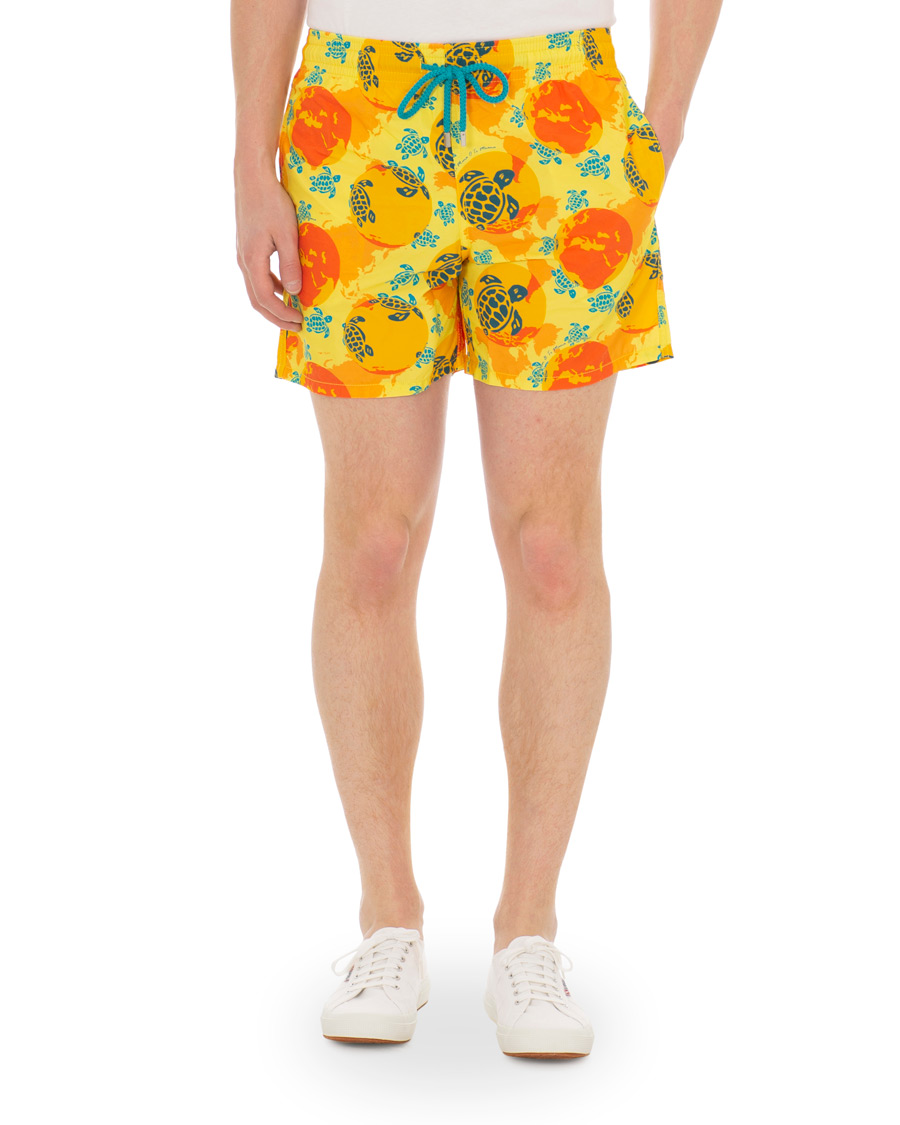 Herre | Badebukser | Vilebrequin | Moorea Swim Shorts Mappemonde Dots