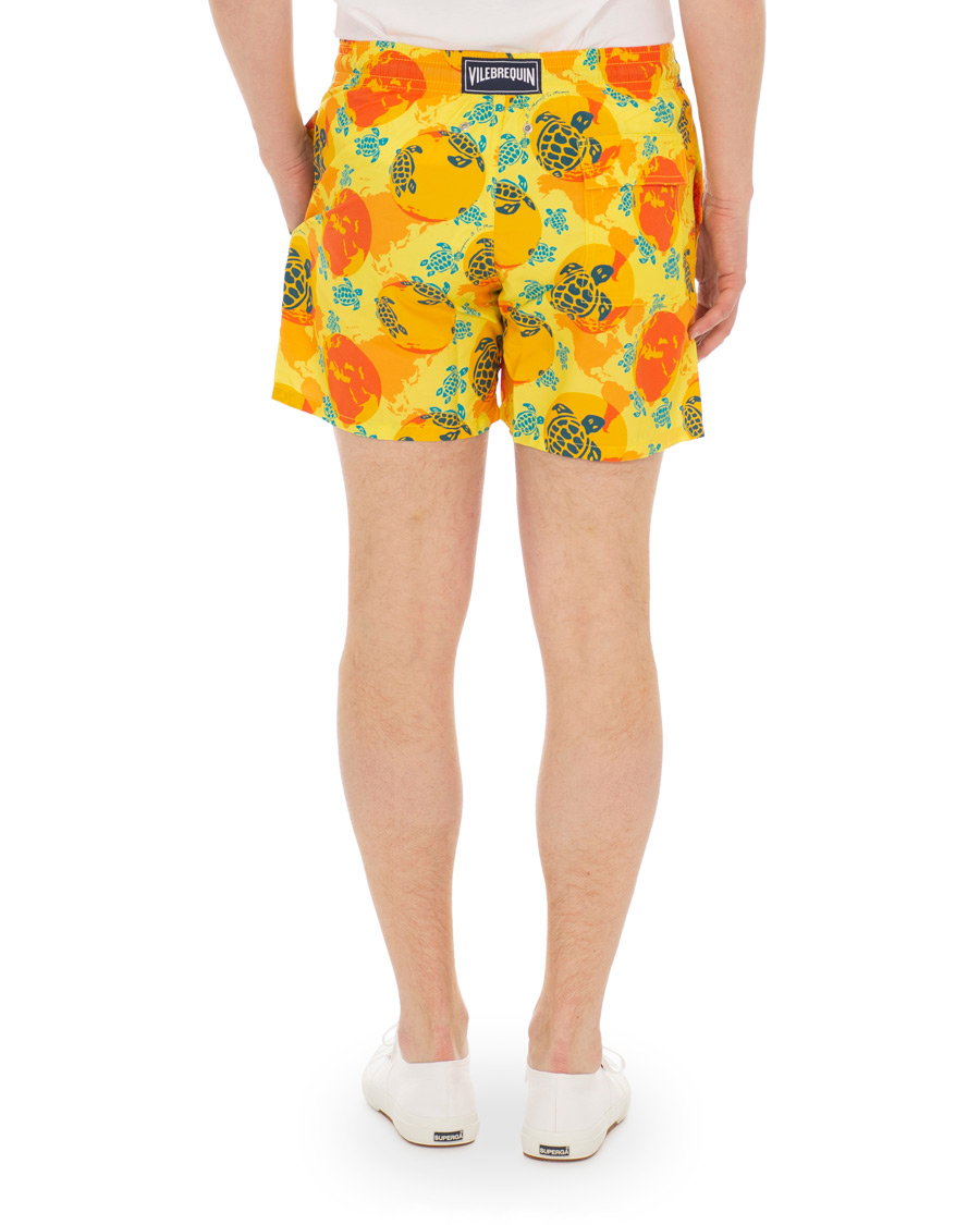 Herre | Badebukser | Vilebrequin | Moorea Swim Shorts Mappemonde Dots