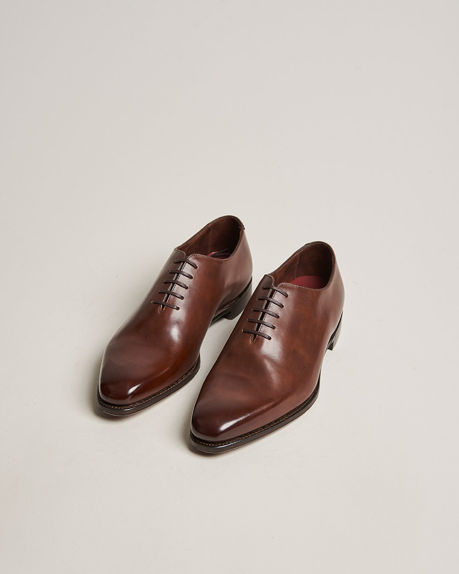 Herre | Loake 1880 | Loake 1880 Export Grade | Parliament Whole-Cut Oxford Antique Brown