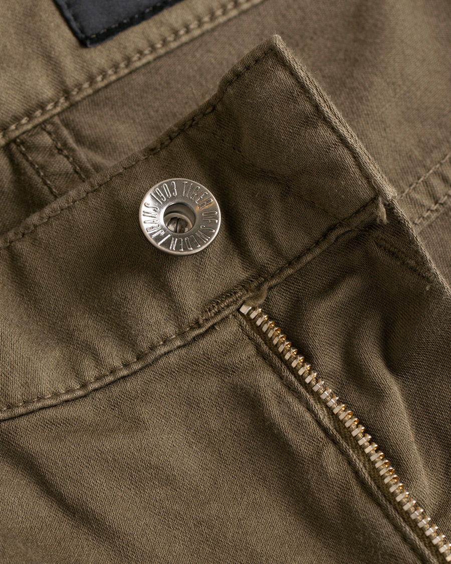Herre | Bukser | Tiger of Sweden Jeans | Iggy 5-Pocket Trousers Dark Khaki
